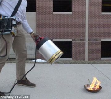 Extinguish fire sound